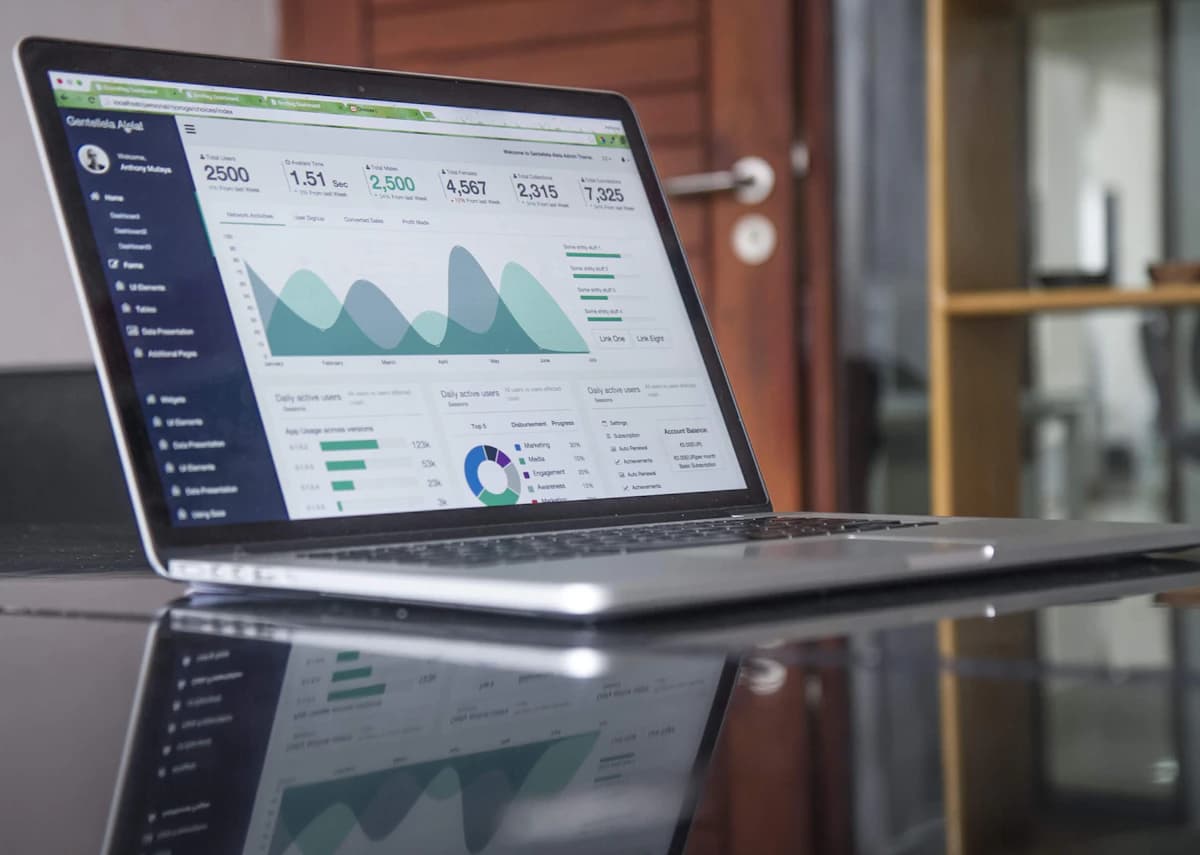 Analytics dashboard showing click-through rate lift from rich snippets